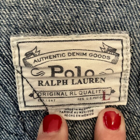 Polo by Ralph Lauren Women's Embroidered Denim Jacket - Picture 8 of 12